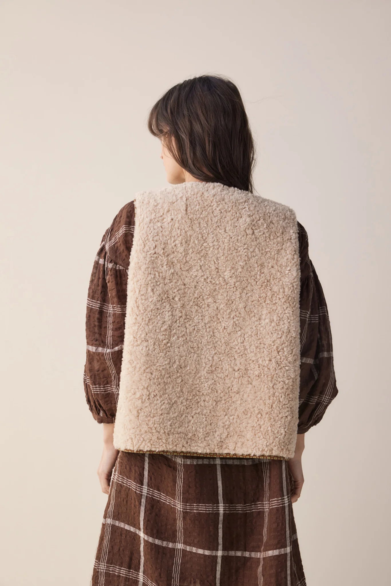 Wool Cotton Blended Vest