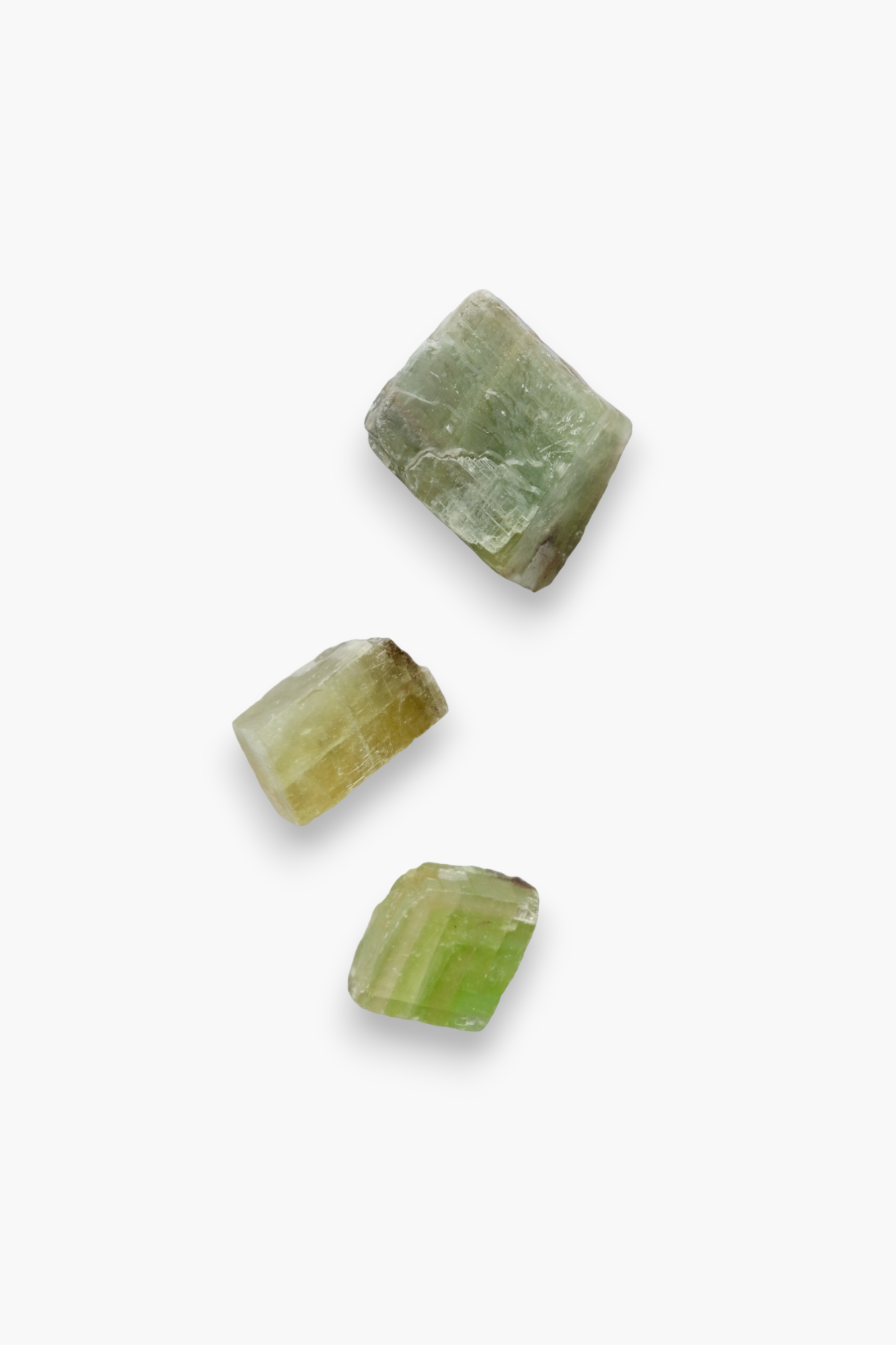 Raw Green Calcite