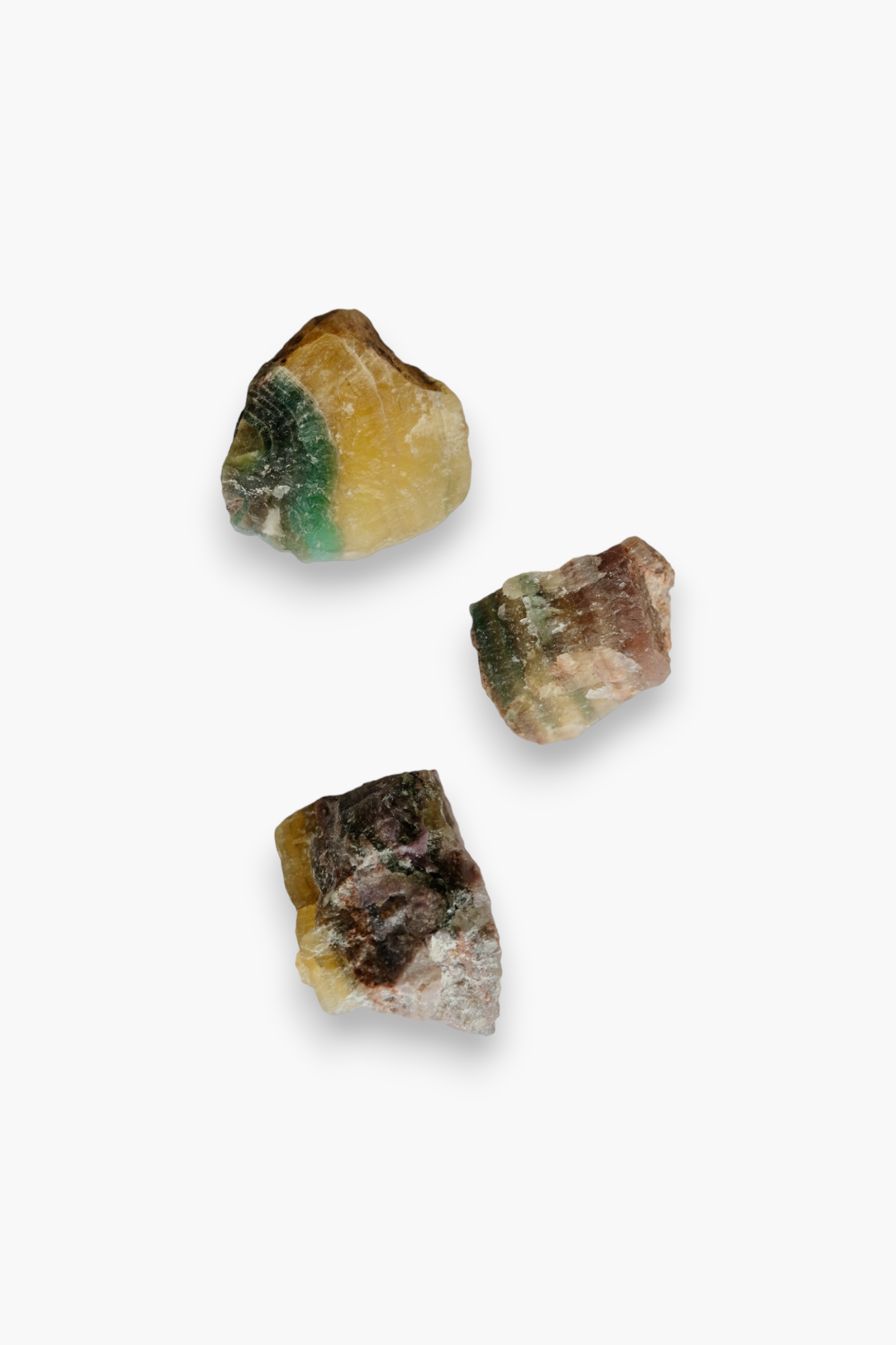 Raw Rainbow Fluorite