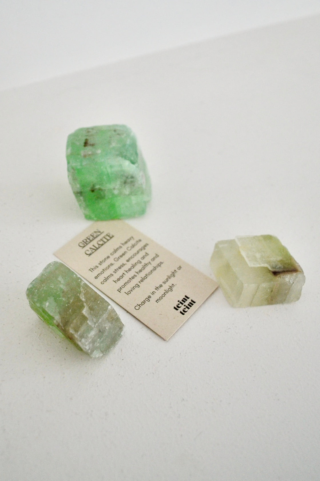 Raw Green Calcite