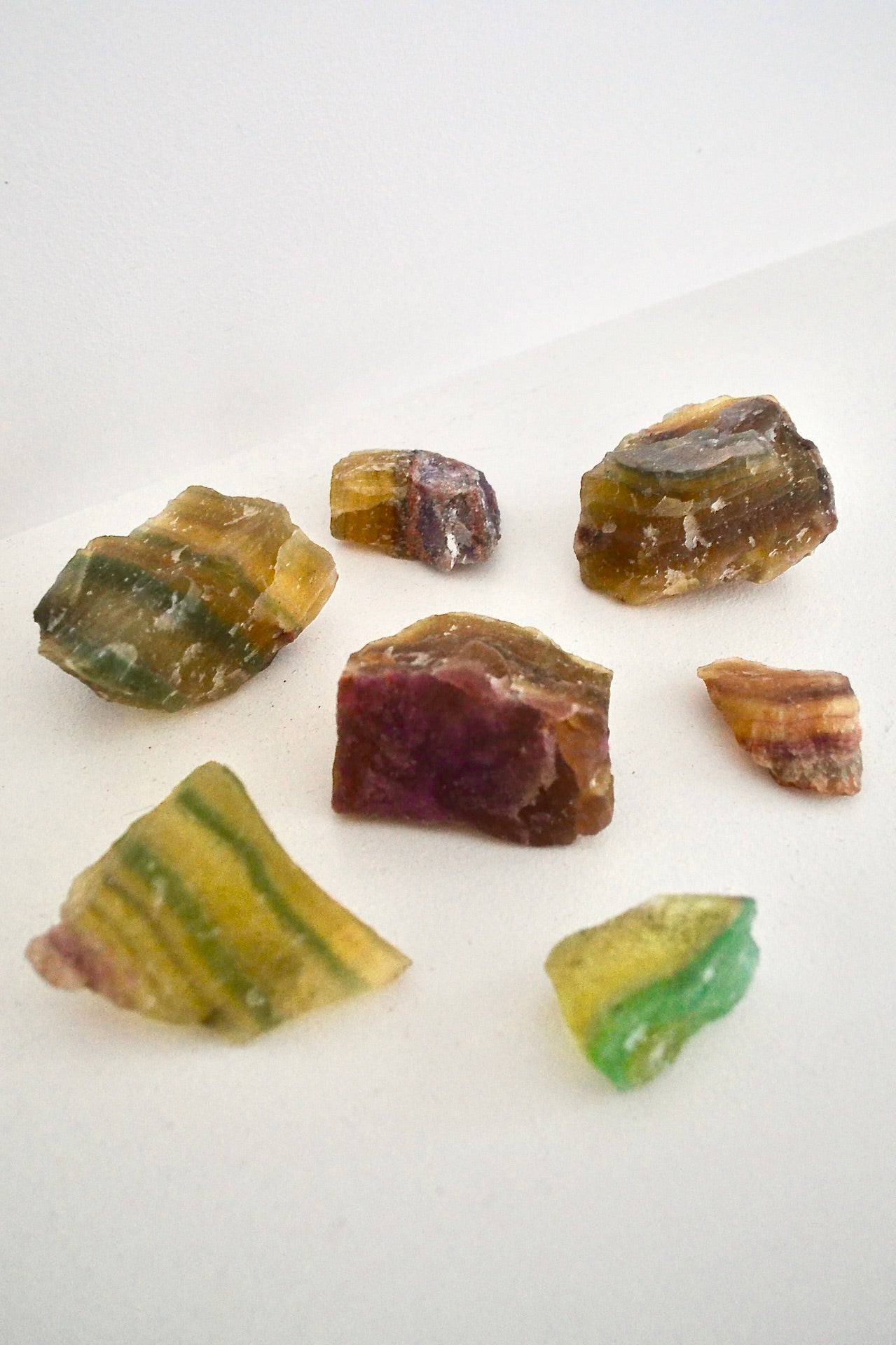 Raw Rainbow Fluorite